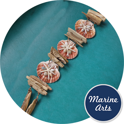 8150 - Irish Scallop and Driftwood Garland